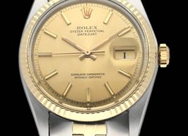 Rolex Datejust 1601 (1974) - Champagne wijzerplaat 36mm Staal