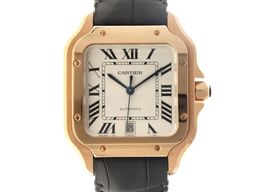 Cartier Santos WGSA0019 (2020) - Silver dial 40 mm Rose Gold case