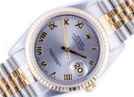 Rolex Datejust 36 16233 (1994) - Grey dial 36 mm Gold/Steel case
