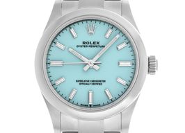 Rolex Oyster Perpetual 31 277200 (2022) - Turquoise dial 31 mm Steel case