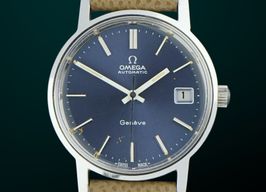 Omega Genève 166.0163 (1973) - Blue dial 35 mm Steel case