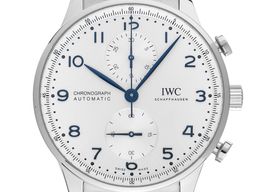 IWC Portuguese Chronograph IW371617 (2025) - Silver dial 41 mm Steel case