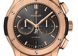 Hublot Classic Fusion Chronograph 541.OX.7080.RX (2026) - Grey dial 42 mm Rose Gold case