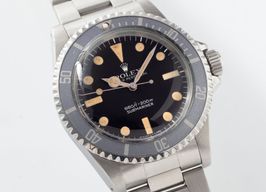 Rolex Submariner No Date 5513 (1978) - Zwart wijzerplaat 40mm Staal