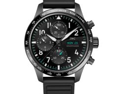 IWC Pilot Chronograph IW388306 (2025) - Zwart wijzerplaat 43mm Titanium