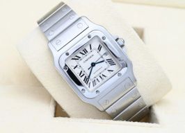 Cartier Santos Galbée 2319 (Onbekend (willekeurig serienummer)) - Zilver wijzerplaat 29mm Staal