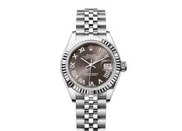 Rolex Lady-Datejust 279174 (2024) - Grijs wijzerplaat 28mm Staal