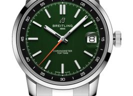 Breitling Top Time AB3113171L1A1 (2026) - Green dial 38 mm Steel case
