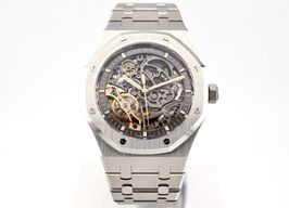 Audemars Piguet Royal Oak Double Balance Wheel Openworked 15407ST.OO.1220ST.01 (2022) - Transparent dial 41 mm Steel case