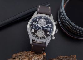 IWC Pilot Chronograph IW371709 (2006) - Brown dial 42 mm Steel case