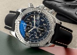 Breitling Chronomat Evolution A1335611/A570 (2004) - Wit wijzerplaat 44mm Staal