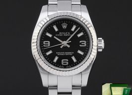 Rolex Oyster Perpetual 26 176234 (2008) - Black dial 26 mm Steel case