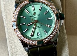 Breitling Chronomat 38 u17356 (2023) - Groen wijzerplaat 38mm Staal