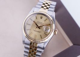 Rolex Datejust 36 16013 (1984) - Gold dial 36 mm Gold/Steel case