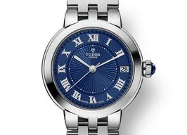 Tudor Clair de Rose 35800 (2024) - Blauw wijzerplaat 34mm Staal