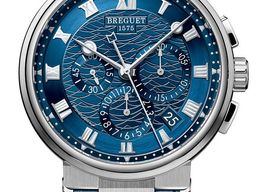 Breguet Marine 5527BB/Y2/9WV (2025) - Blue dial 43 mm White Gold case