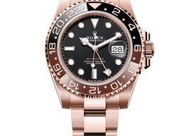 Rolex GMT-Master II 126715CHNR (Onbekend (willekeurig serienummer)) - Zwart wijzerplaat 40mm Roségoud