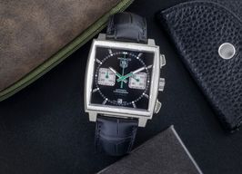 TAG Heuer Monaco CAW2117.FC6271 (Unknown (random serial)) - Black dial 39 mm Steel case