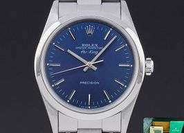Rolex Air-King 14000 (1996) - Blue dial 34 mm Steel case