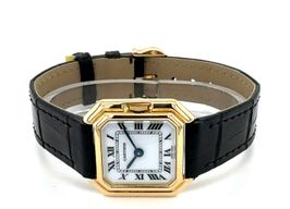 Cartier Vintage Cartier Ceinture (Onbekend (willekeurig serienummer)) - Wit wijzerplaat 25mm Geelgoud