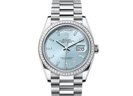 Rolex Day-Date 36 128396TBR (2025) - Blauw wijzerplaat 36mm Platina
