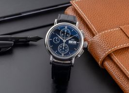 IWC Portofino Chronograph IW378303 (2010) - Zwart wijzerplaat 41mm Staal