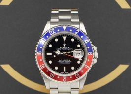 Rolex GMT-Master II 16710 (2001) - Zwart wijzerplaat 40mm Staal