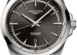 Longines Conquest L3.830.4.52.6 (2026) - Zwart wijzerplaat 41mm Staal
