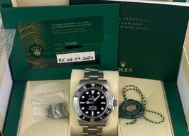 Rolex Submariner No Date 124060 (2024) - Zwart wijzerplaat 41mm Staal