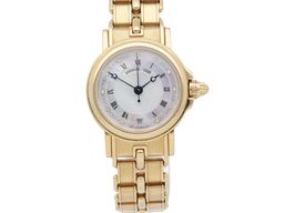Breguet Marine 8400BA/12/A40 (1998) - Silver dial 27 mm Yellow Gold case