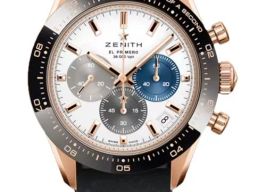 Zenith Chronomaster Sport 18.3100.3600/69.C920 (2026) - Wit wijzerplaat 41mm Roségoud