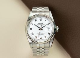 Rolex Datejust 36 16014 (1985) - Wit wijzerplaat 36mm Staal