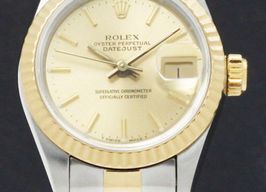 Rolex Lady-Datejust 69173 (1988) - Gold dial 26 mm Gold/Steel case