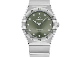Omega Constellation Quartz 131.10.28.60.60.001 (2025) - Green dial 28 mm Steel case