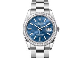 Rolex Datejust 36 126284RBR (2021) - Blauw wijzerplaat 36mm Staal