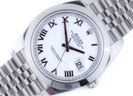 Rolex Datejust 41 126300 (2022) - Wit wijzerplaat 41mm Staal