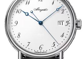 Breguet Classique 5177BB/29/9V6 (2026) - White dial 38 mm White Gold case