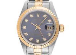 Rolex Lady-Datejust 69173 (1995) - Grey dial 26 mm Gold/Steel case