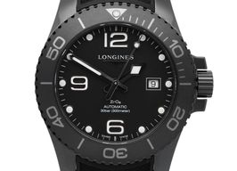 Longines HydroConquest L3.784.4.56.9 (2024) - Black dial 43 mm Ceramic case