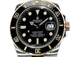 Rolex Submariner Date 116613LN (2011) - Black dial 40 mm Gold/Steel case