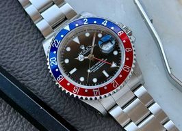 Rolex GMT-Master 16700 (1998) - Zwart wijzerplaat 40mm Staal