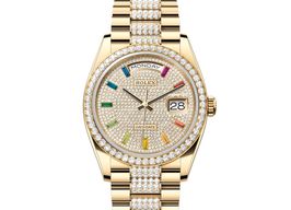 Rolex Day-Date 36 128348RBR-0031 (2024) - Diamond dial 36 mm Yellow Gold case