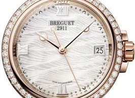 Breguet Marine 9518BR/52/584/D000 (2026) - Zwart wijzerplaat 34mm Roségoud