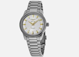 Longines Conquest Heritage L1.649.4.72.6 (2026) - Zilver wijzerplaat 38mm Staal