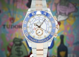 Rolex Yacht-Master II 116681 (2022) - White dial 44 mm Gold/Steel case