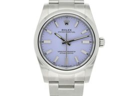 Rolex Oyster Perpetual 34 124200 (2025) - Purple dial 34 mm Steel case