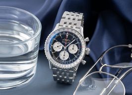 Breitling Navitimer 1 B01 Chronograph AB0138211B1P1 (Unknown (random serial)) - Black dial 43 mm Steel case