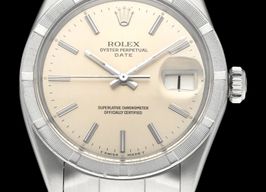 Rolex Oyster Perpetual Date 1501 (1969) - Zilver wijzerplaat 34mm Staal