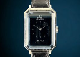 Omega De Ville 551.074 (1973) - Black dial 24 mm Gold/Steel case