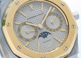 Audemars Piguet Royal Oak Day-Date 25594SA.OO.0789SA.01 (1990) - Grijs wijzerplaat 36mm Goud/Staal